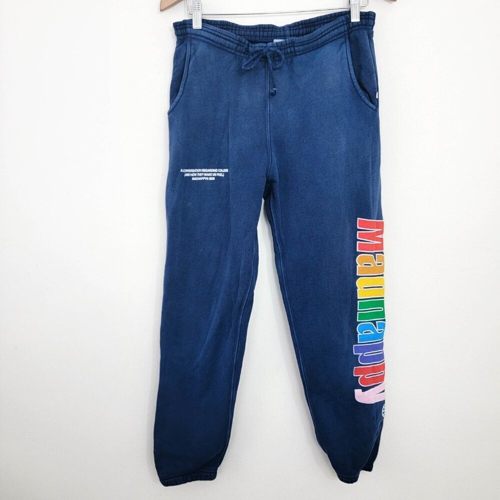 Madhappy Regarding Colors Sweatpants in Washed Blue Small